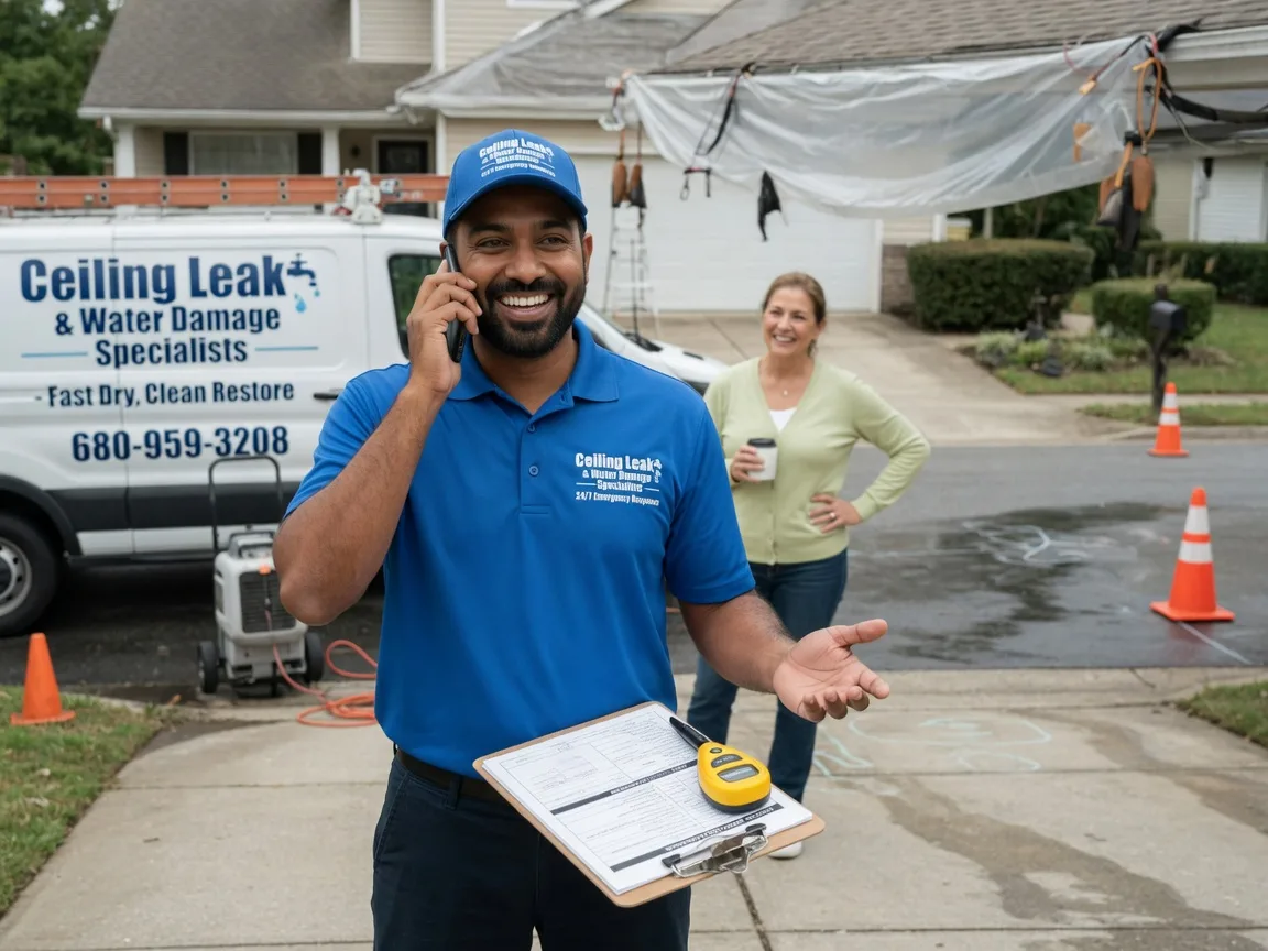 Ceiling Leak Cleanup Stowell, TX FAQs
