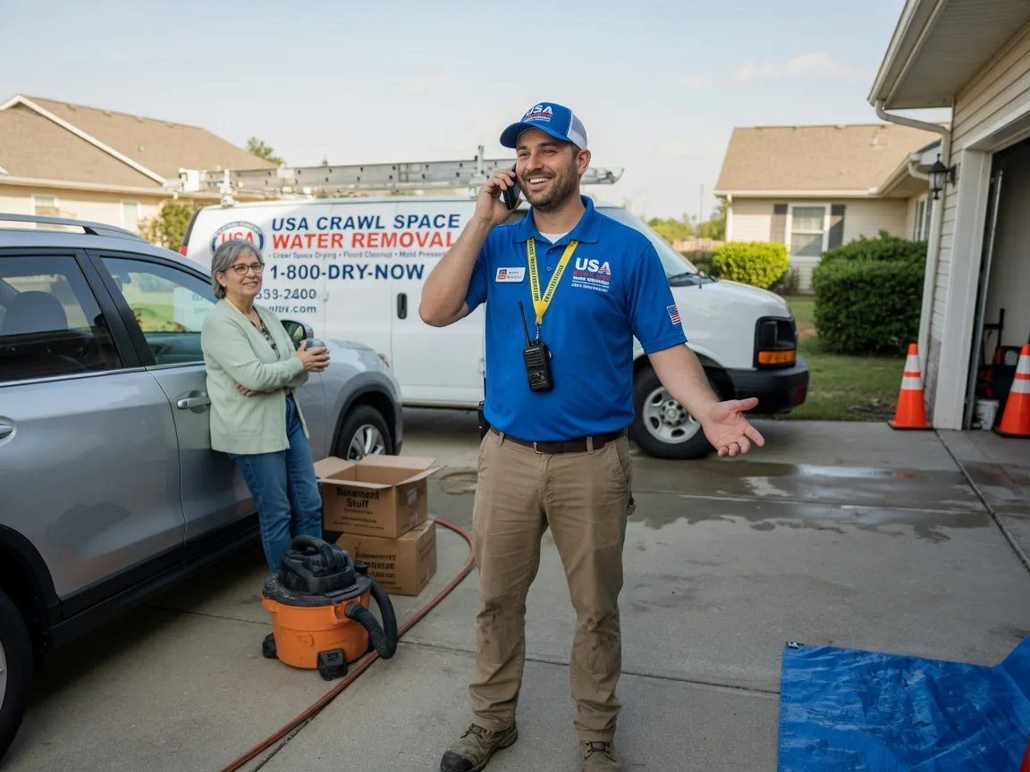 Crawl Space Water Removal Stowell, TX FAQs